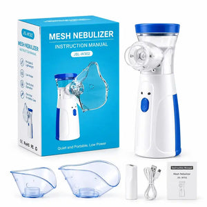 Portable mesh nebulizer machine JSL-W302 with accessories in Pakistan