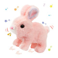 Adorable rabbit walking toy with sounds, perfect for kids. Soft, interactive, and fun for imaginative play. Ideal for toddlers and young children.