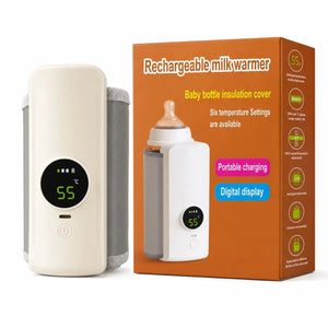 Rechargeable Baby Bottle Milk Warmer Portable Digital Display in Pakistan