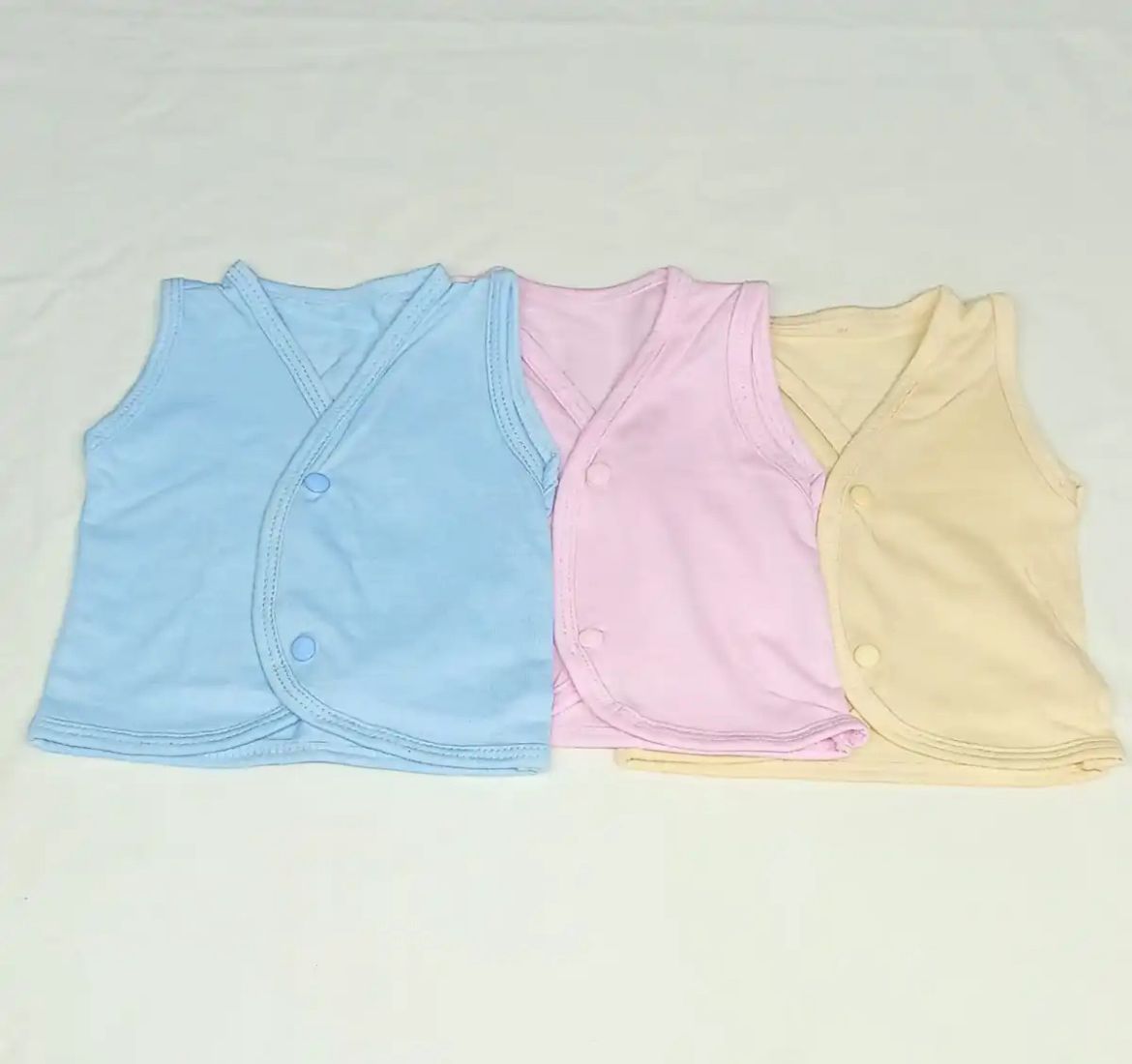 Pack of 3 Baby Cotton Sandos | Baby Inner Vest