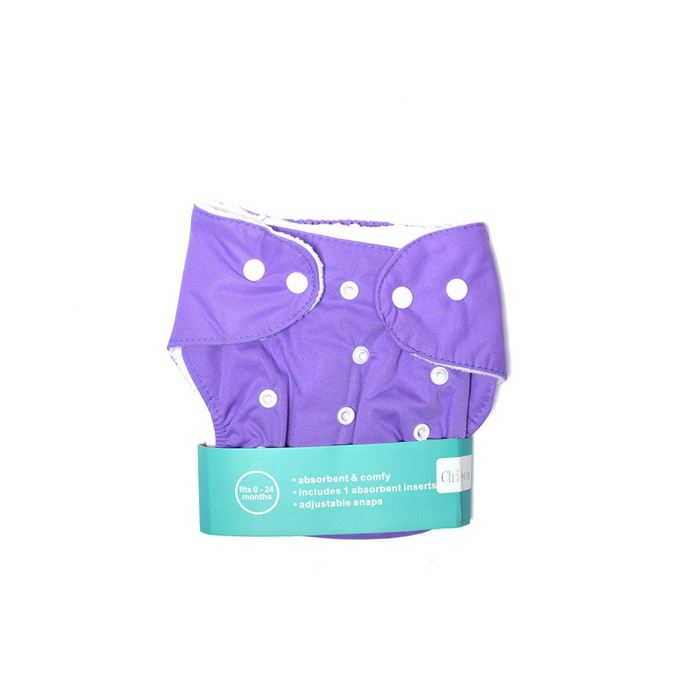 Waterproof All-In-One Reusable Diaper Adjustable With Pad 0-24M