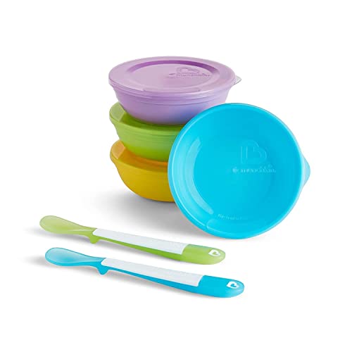 Munchkin Love A Bowls 10 Piece Feeding Set, Dining Set