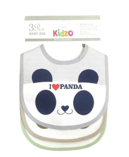 Pack Of 3 Baby Bib Set