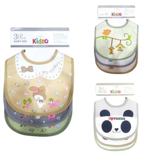 Pack Of 3 Baby Bib Set