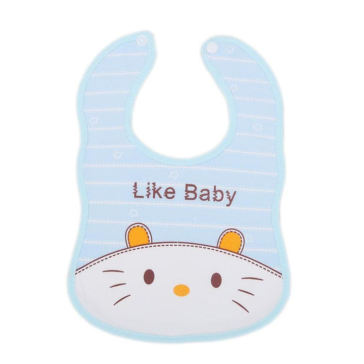 Soft and adjustable baby button bibs with secure fit and absorbent fabric for mess-free mealtimes.