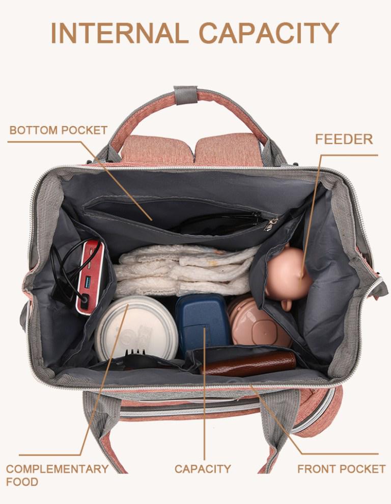 Portable Multifunction Diaper Backpack