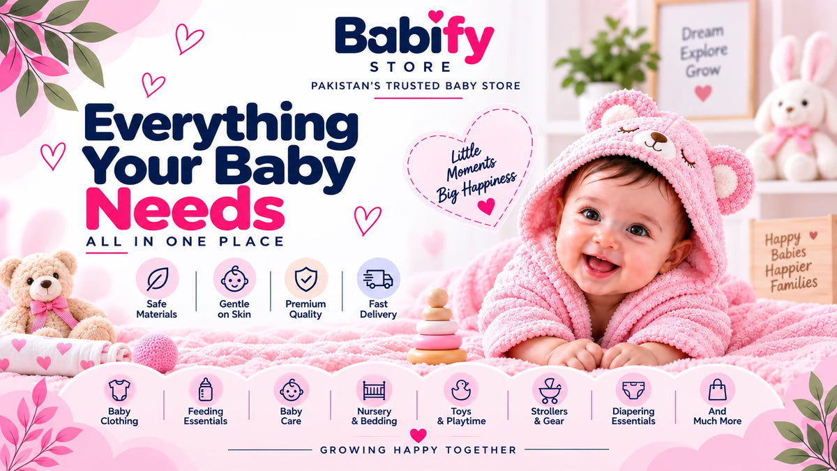 Baby Products & Newborn Essentials Online in Pakistan – Babify Store