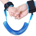 Blue child anti-lost wrist link safety strap for parent and toddler