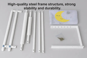 Baby Bed Safety Rail Guard Steel Frame Parts and Assembly Kit