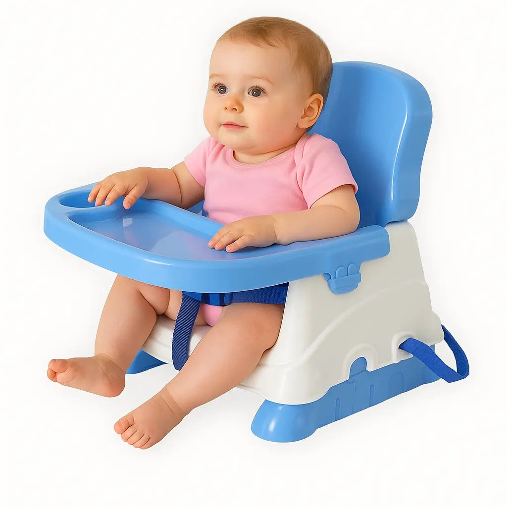 2-in-1 Foldable Baby Booster Seat & Dining Chair