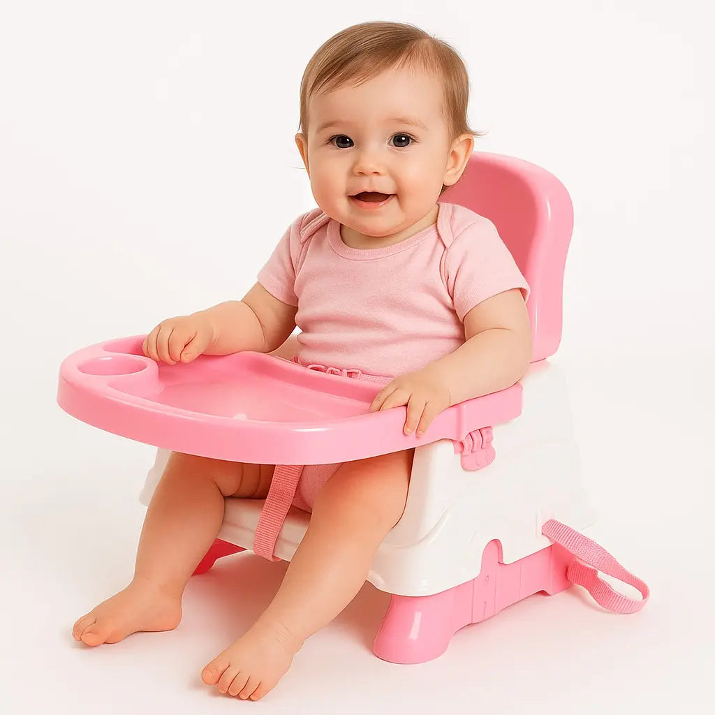 2-in-1 Foldable Baby Booster Seat & Dining Chair
