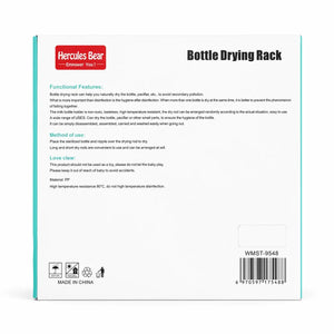 Baby Bottle Drying Rack Product Information with BPA Free Portable and Space Saving Design