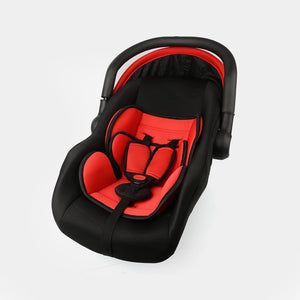 Side view of baby carrycot with rocking base