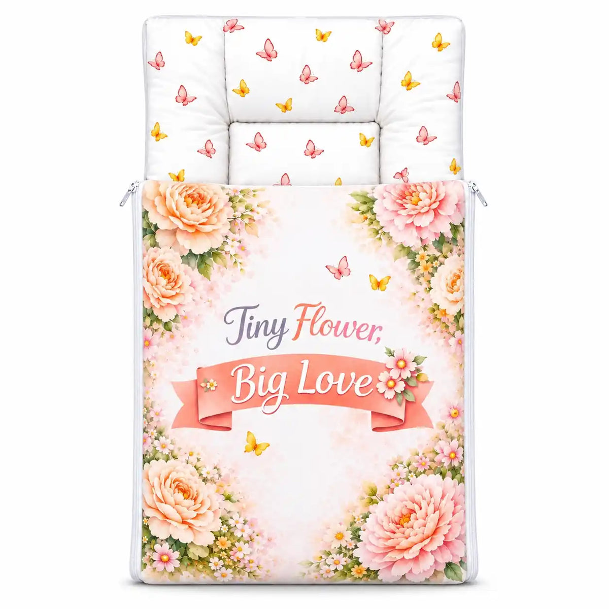 Baby Carry Nest Sleeping Bag – Tiny Flower Big Love Floral Design