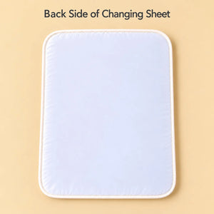 Back side of changing sheet
