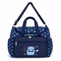 Navy Blue Baby Diaper Bag with Adjustable Shoulder Strap Multiple Pockets and Spacious Storage Item