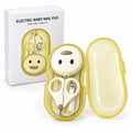 Electric Baby Nail File Grooming Kit with 5 Grinding Heads and Storage Case