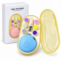 Electric Baby Nail Polisher Set with 6 Grinding Heads Nail Clipper and Storage Case