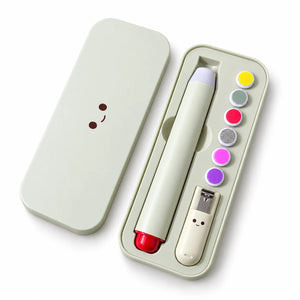 Rechargeable Baby Electric Nail Trimmer Set with 6 Grinding Wheels and Nail Clipper