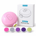 Electric Baby Nail Trimmer with Box and Filing Accessories