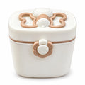 Baby Milk Powder Storage Box 600ml Cream with Spoon & Fork