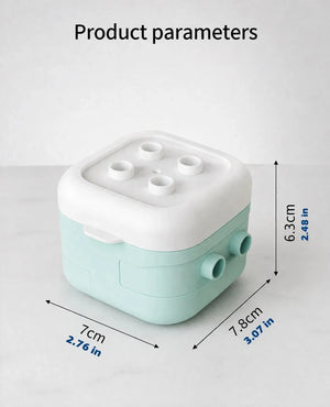 Stackable Baby Food Storage Container Size and Dimensions for Portable Baby Food Storage