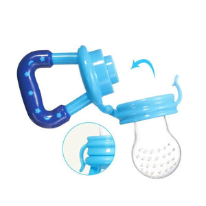 Baby fruit feeder pacifier open design with silicone feeder