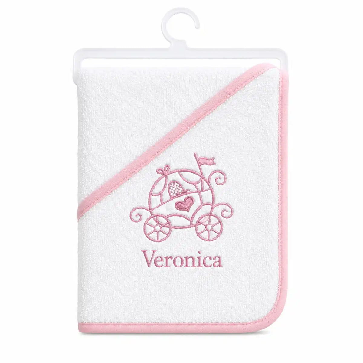 Extra Soft Pink Baby Hooded Bath Towel with Cozy Hood for Newborns and Infants