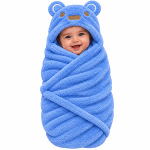 hooded baby wrap blanket for newborn baby 