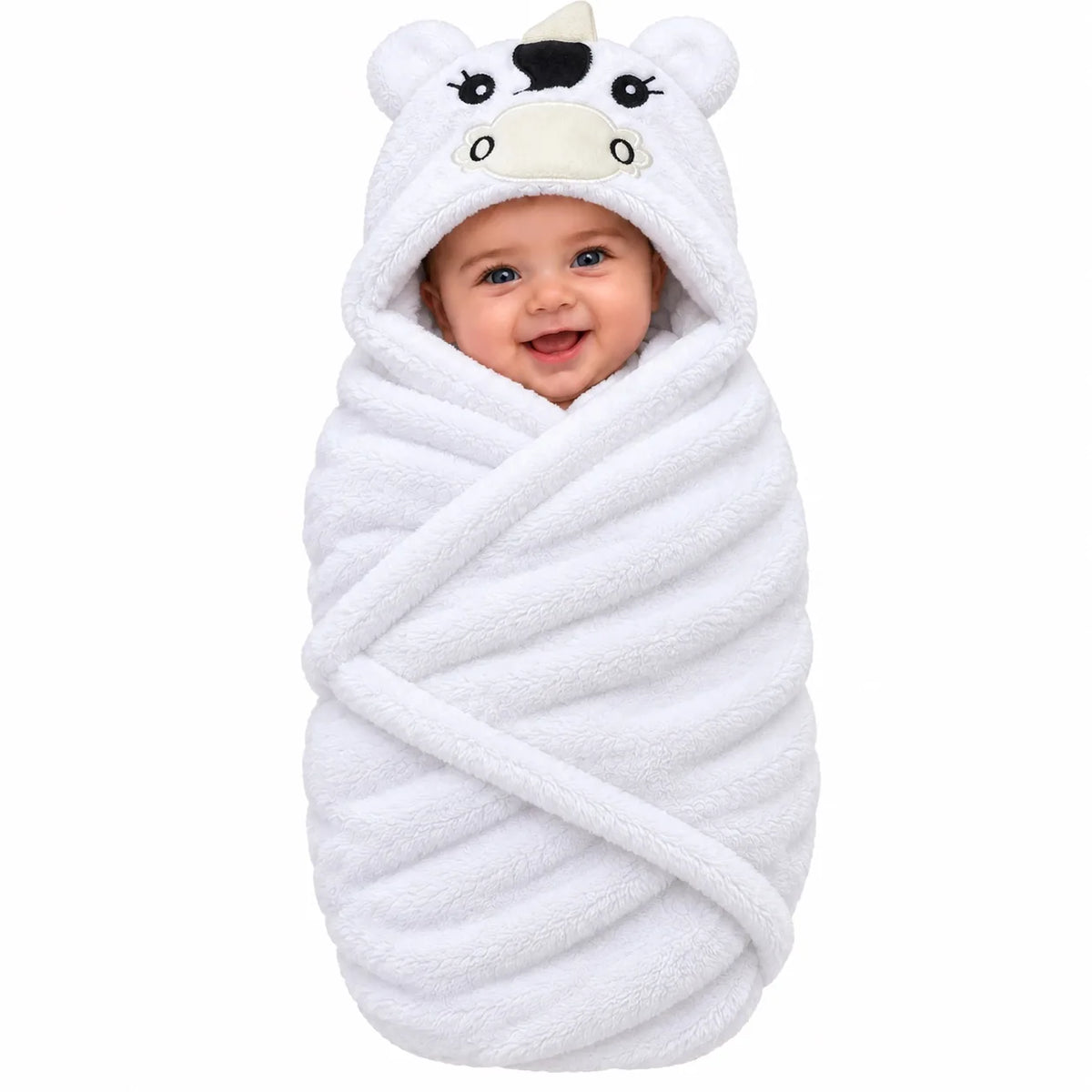 hooded baby wrap blanket for newborn baby 
