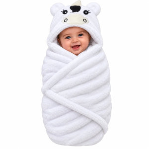 hooded baby wrap blanket for newborn baby 