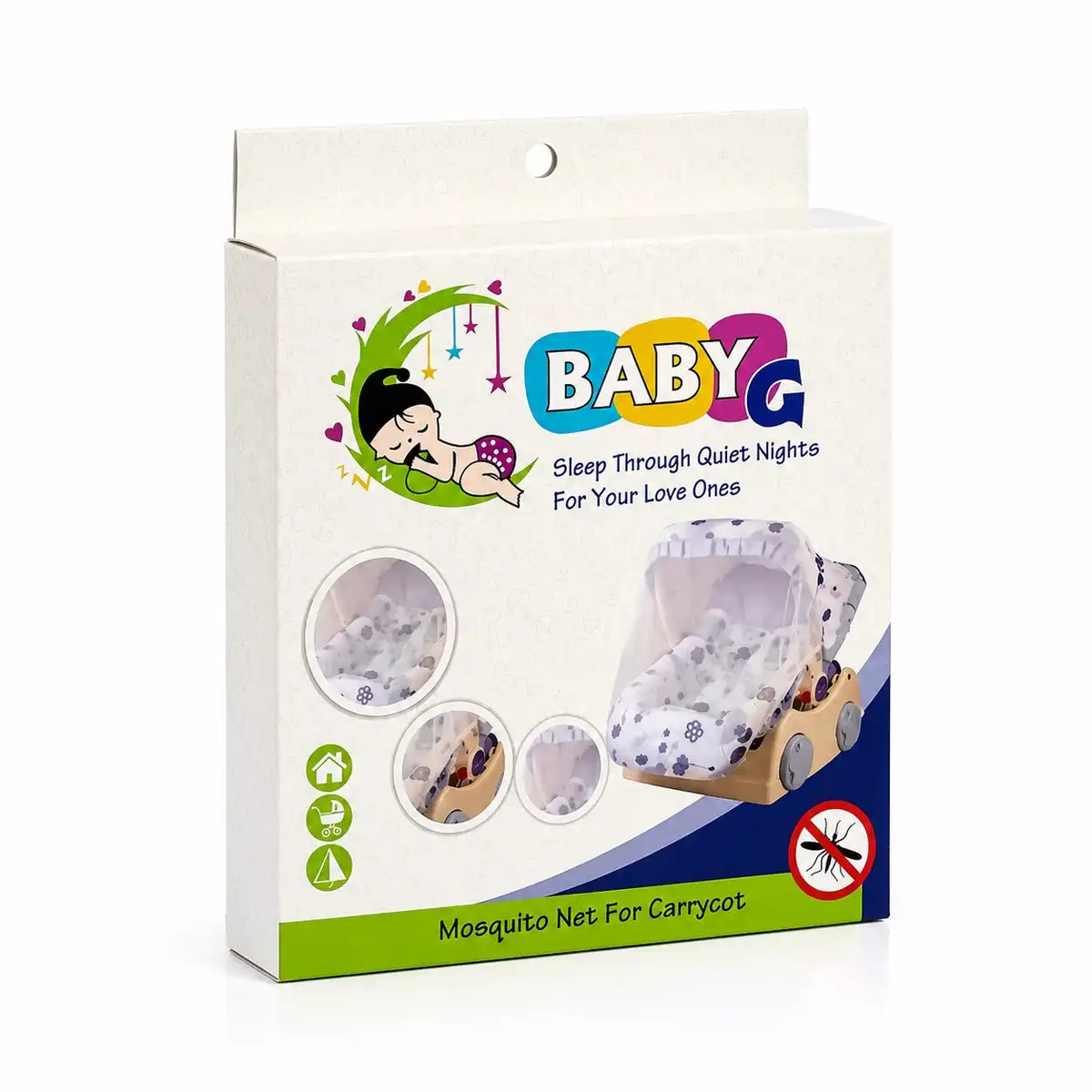 Baby mosquito net carrycot packaging box
