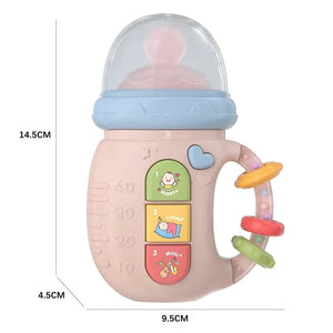 Baby musical feeding bottle dimensions 14.5 cm height and 9.5 cm width 