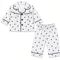 Baby Girls Floral Print Night Suit Shirt and Pajama Set