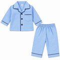 Baby Checkered Night Suit Shirt and Pajama Set