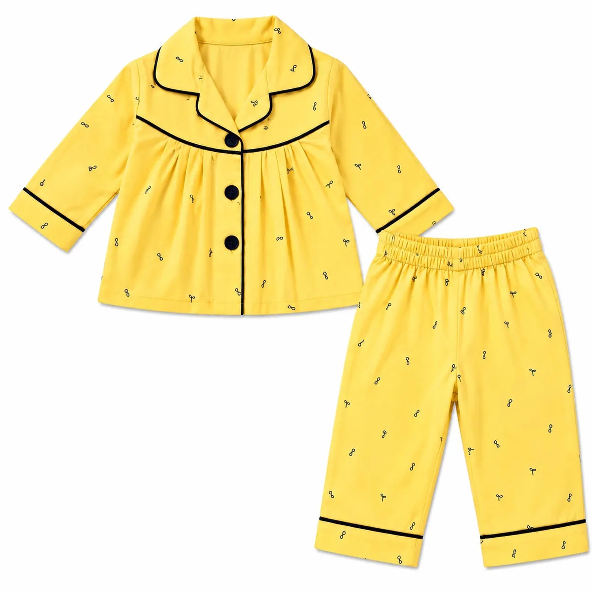 Night Suit Shirt and Pajama Set