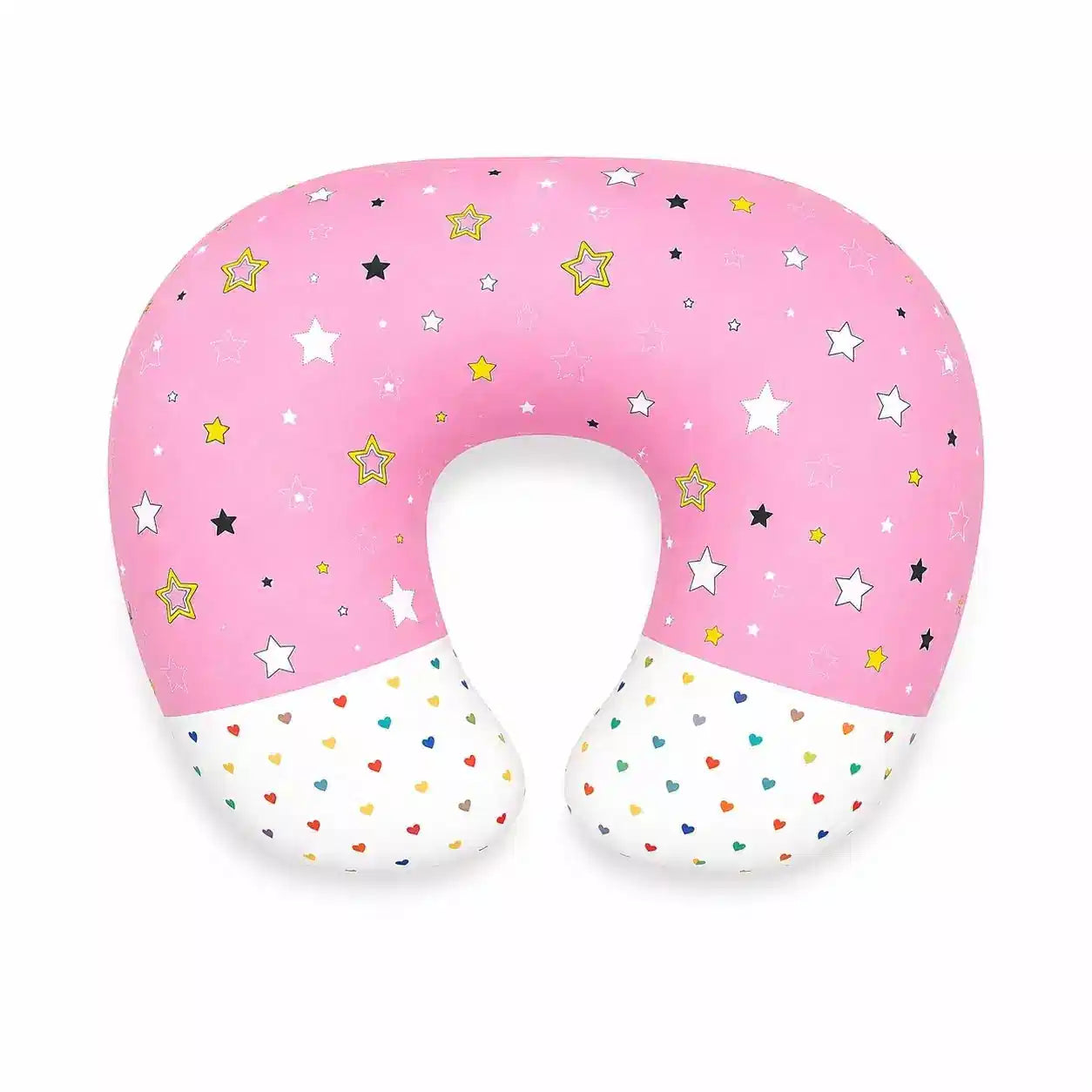 Pink star multi-purpose baby nursing and feeding support pillow