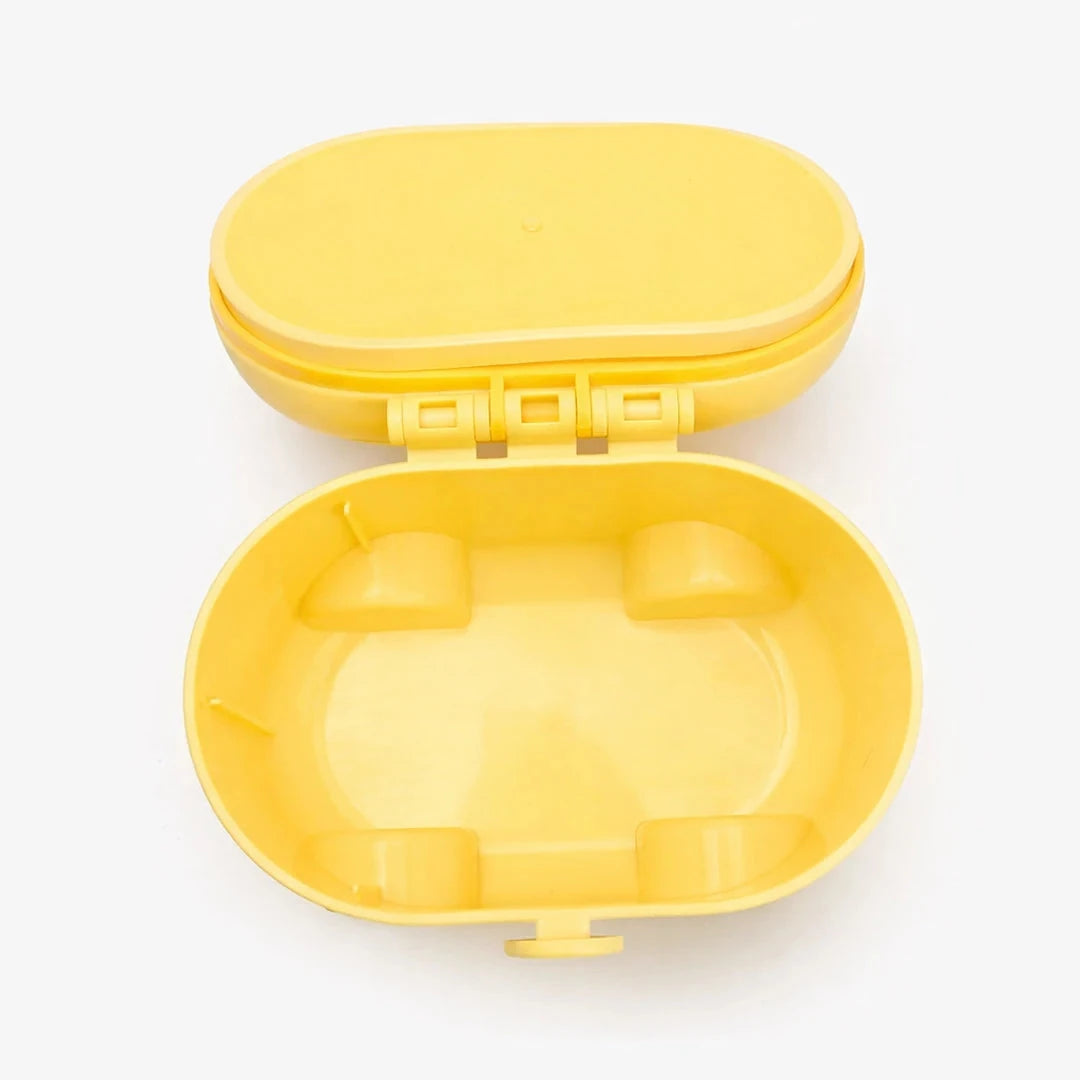 Cute Cat Shape Baby Formula Storage Container with Open Lid and Separate Inner Storage Section