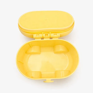 Cute Cat Shape Baby Formula Storage Container with Open Lid and Separate Inner Storage Section
