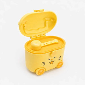 Portable 180g Baby Milk Powder Storage Container with Compact Cat Design for Home and Travel