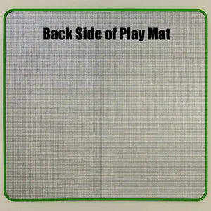 Foldable baby play mat with textured non-slip back surface