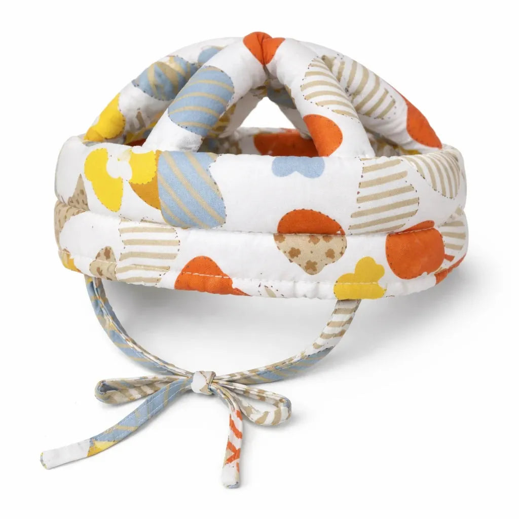Multicolor Print Adjustable Baby Head Safety Helmet with Soft Padding for Babies 6 Months to 3 Years