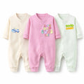 Pack of 3 Soft Cotton Baby Romper Suits for Boys and Girls 0 to 9 Months