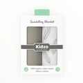 Pack of 2 extra-large organic cotton muslin baby wrapping sheets for swaddling and daily use
