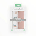 Pack of 2 extra-large organic cotton muslin baby wrapping sheets for swaddling and daily use