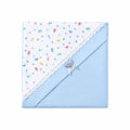 Baby Hooded Wrapping Sheet with Lace & Bow