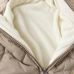 Hooded Parachute Puffer Winter Baby inside view
