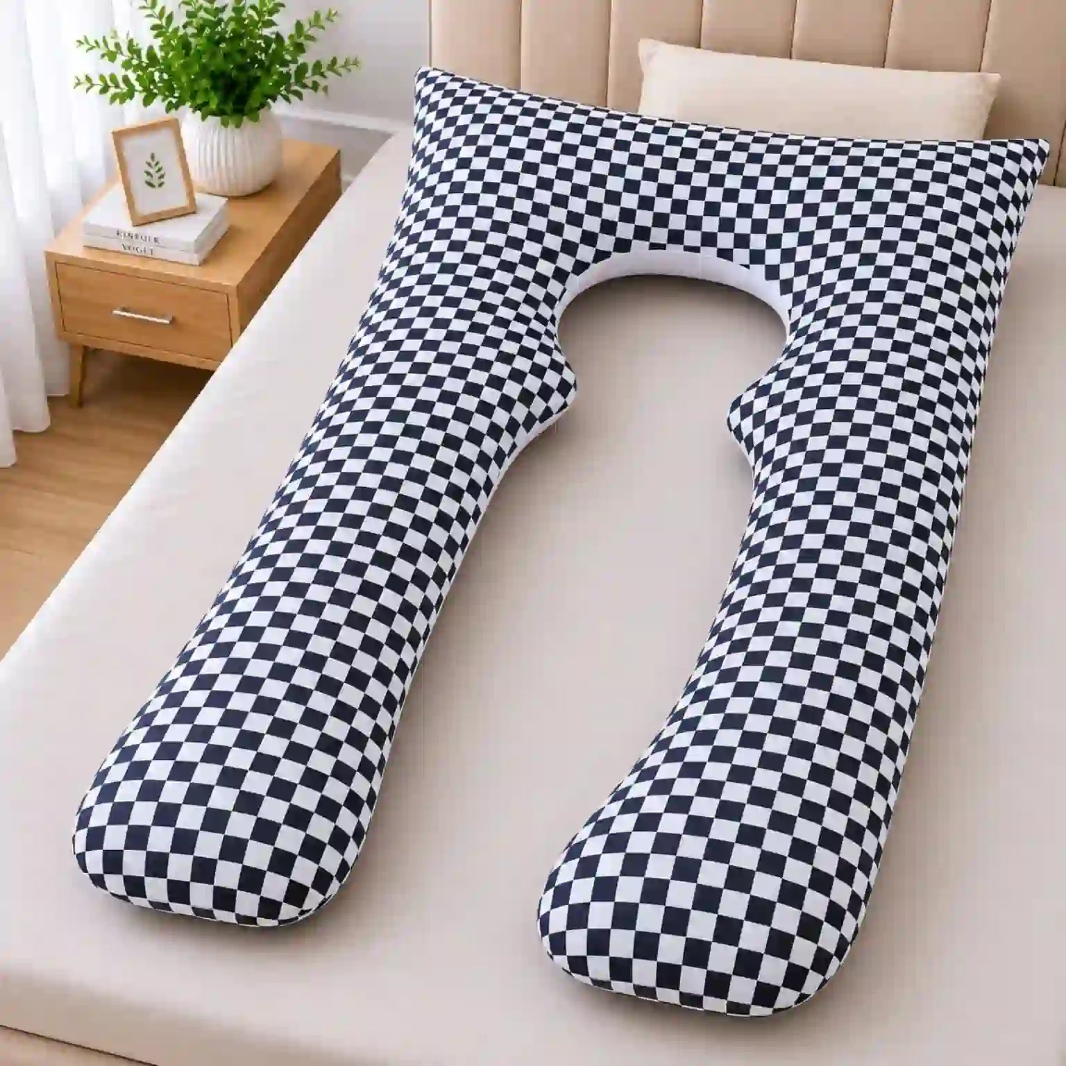 Pregnancy Pillow – Full Body Support Cushion with Zipper Cover