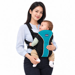 1. Chicco UltraSoft Turquoise 2-Way Baby Carrier with Mother and Baby