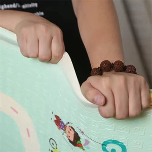 Baby play mat cushioned XPE foam surface for tummy time and crawling